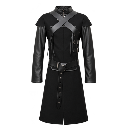 Jon Snow Cosplay Inspired Costume: Faux Fur Collar Cloak & Tunic - Night Watch Cosplay
