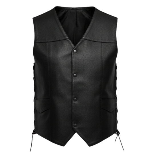 Daryl Dixon Season 11 Leather Vest: Angel Wings TWD Motorcycle Cosplay Costume