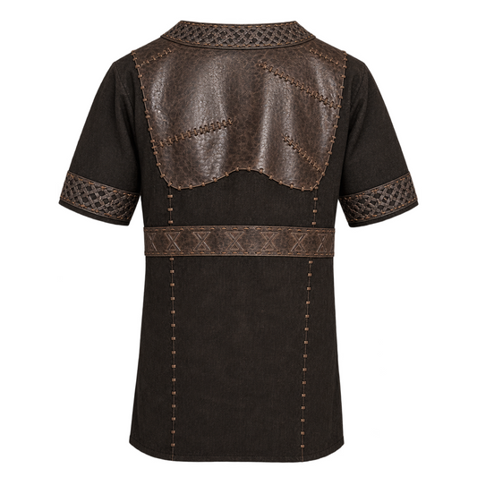 Vikings Ragnar Jacket Costume– Handmade Vikings Medieval Vest Halloween Cosplay