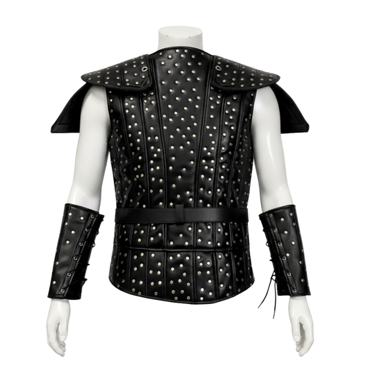 Geralt Witcher Armor Set | Viking Warrior Costume | Medieval Gladiator Vest Halloween Festival Outfit