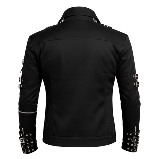 King Singer Michael Jackson Concert "Bad" Cosplay Black Jacket - Mens Halloween Cosplay Costume