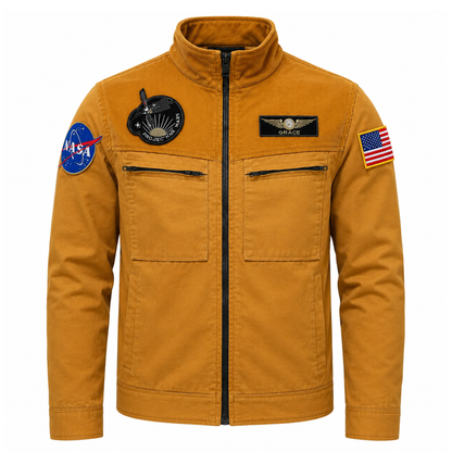 Hail Mary Yellow Corduroy NASA Jacket | Sci-Fi Cosplay