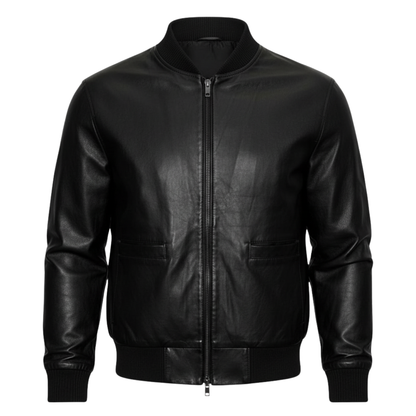 Tiger Balboa Leather Bomber Jacket Sylvester Stallone Real Leather Black Handmade Jacket Movie Jacket