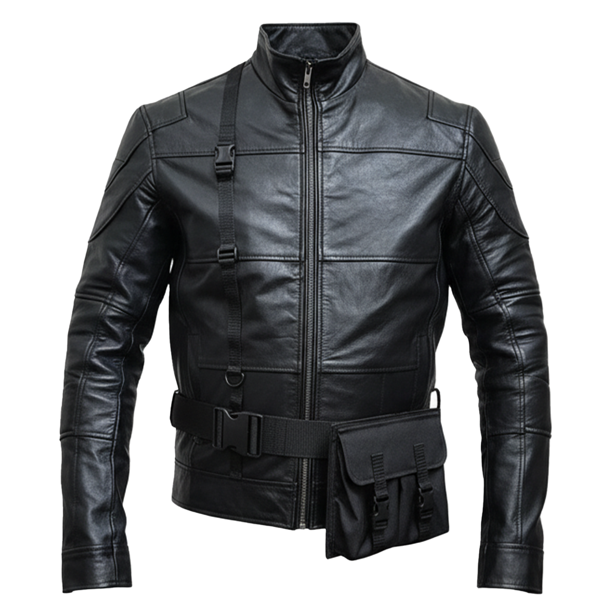 Metal Gear Solid Big Boss Leather Jacket | Snake Tactical Bomber Cosplay
