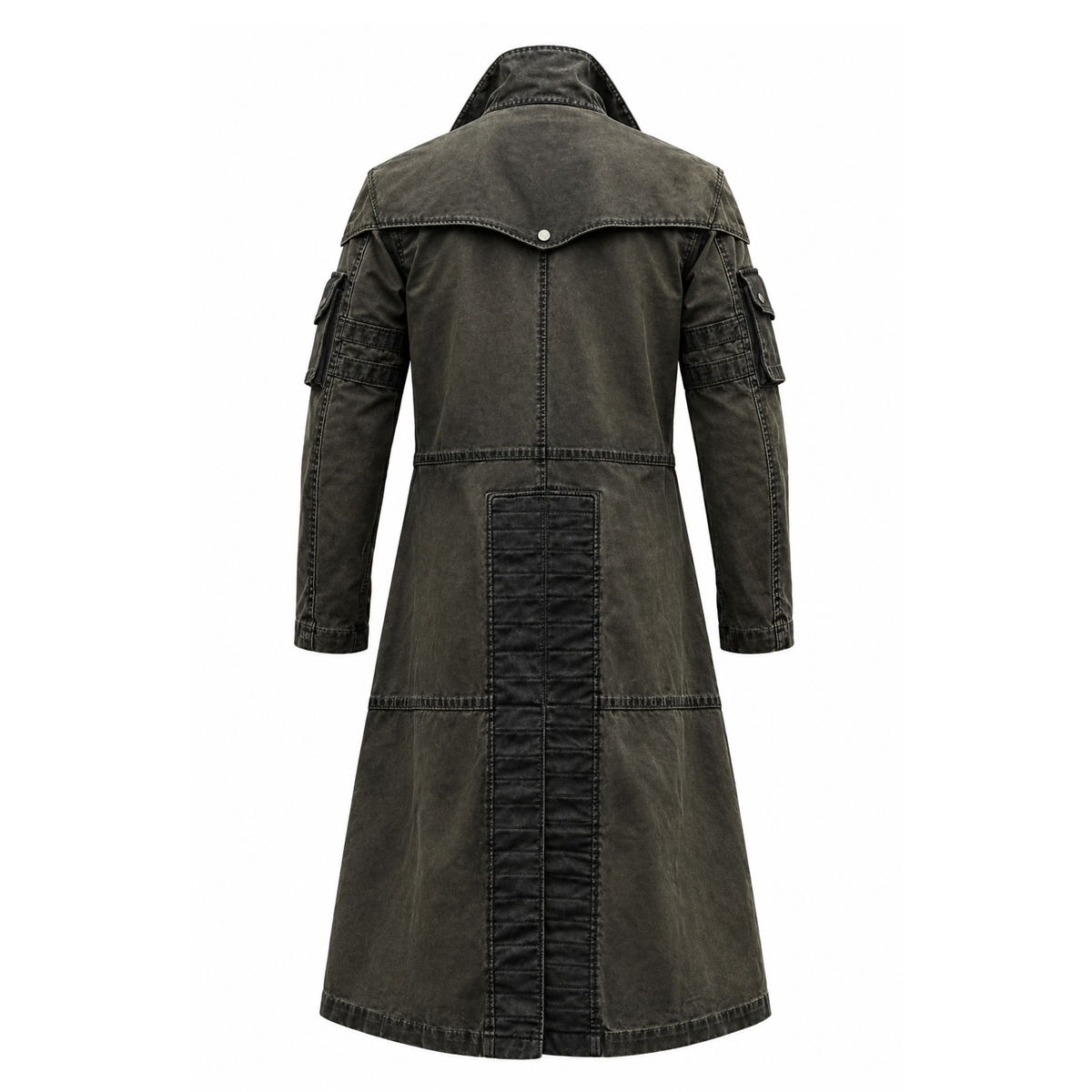 NCR Veteran Ranger Duster – Fallout New Vegas Cosplay Coat – Canvas Post Apocalyptic Costume – Custom Fit Mens Wasteland Jacket Outfit