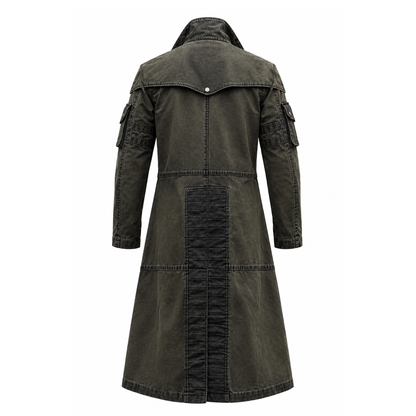 NCR Veteran Ranger Duster – Fallout New Vegas Cosplay Coat – Canvas Post Apocalyptic Costume – Custom Fit Mens Wasteland Jacket Outfit