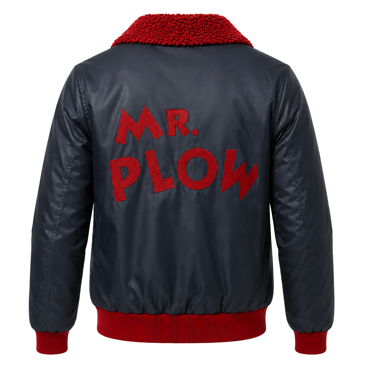 Mr. Plow Satin Bomber Jacket | Simpsons Inspired Cosplay