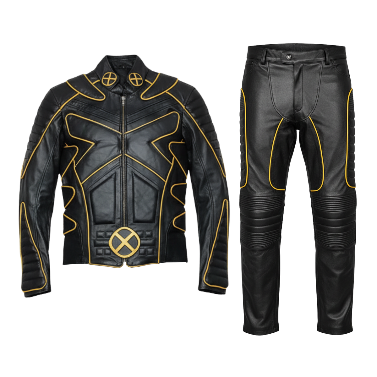 Wolverine Leather Jacket & Pants Set | X-Men Cosplay Costume