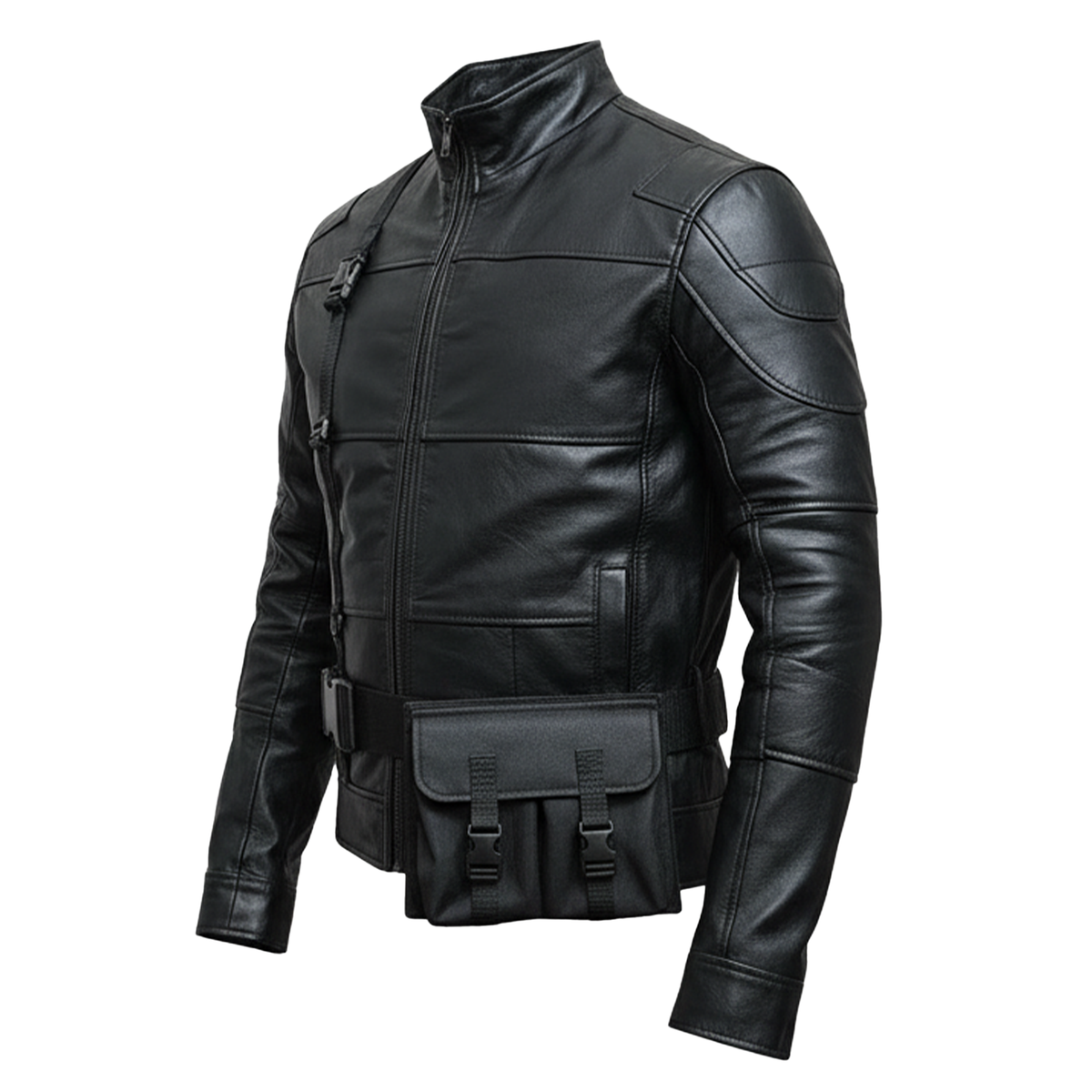 Metal Gear Solid Big Boss Leather Jacket | Snake Tactical Bomber Cosplay