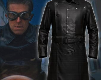 Willem Dafoe The Grand Budapest Hotel Leather Coat
