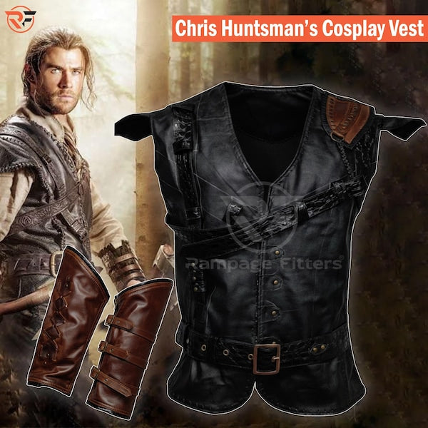 Chris Hemsworth: The Huntsman Winter War Cosplay Vest - Custom Fit Leather Vest